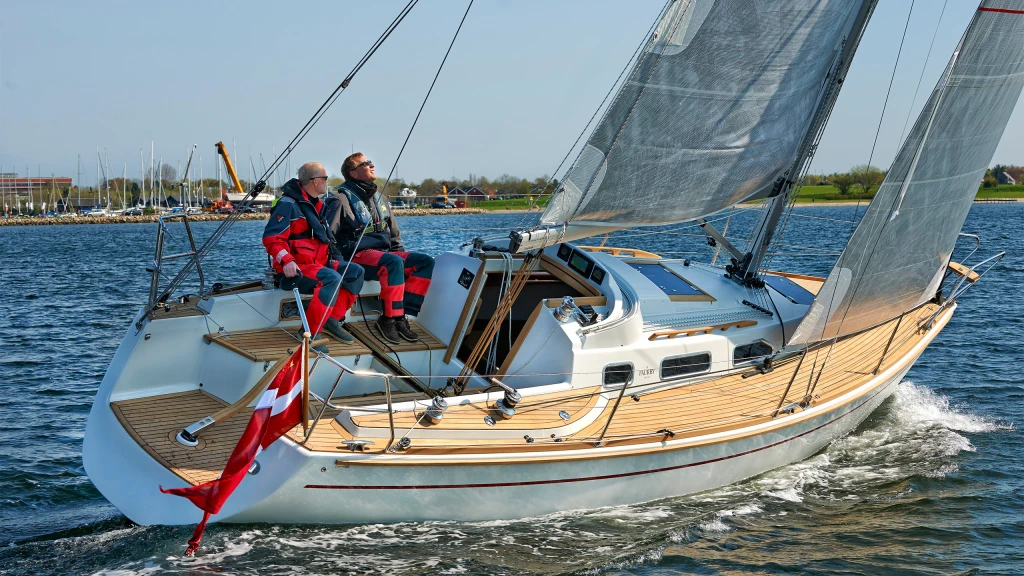 Faurby 335 Performance Cruiser, sailing in Denmark